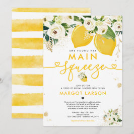 Convites Limon Drive By Chá de panela Lemon Main Squeze (Im