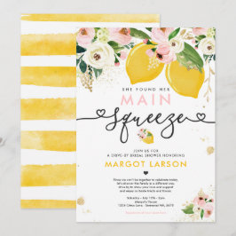 Convites Limon Drive By Chá de panela Lemon Main Squeze (Ro