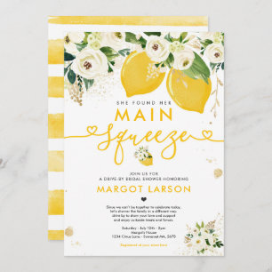 Convites Limon Drive By Chá de panela Lemon Main Squeze (Ro