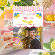 Limonada Rosa Foto de Formatura & Código QR