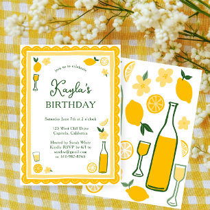 Convites Limoncello Lemonade Limões FESTA DE ANIVERSÁRIO PE