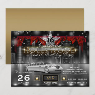 Convites Limousine Luzes Vermelhas da Cidade Ouro Preto Fes