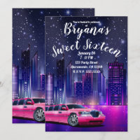 Limousine Rosa Cidade Doce Limusine 16 Anos Foto D