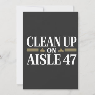 Convites Limpar no Humor Anti-Trump do Aisle 47