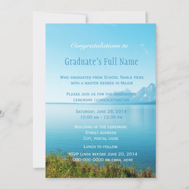 Convites Linda formação em fotografia paisagística (Frente)