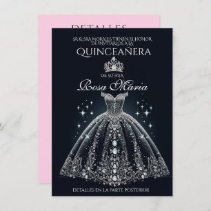 Convites Linda Quinceañera Quince Espanhol