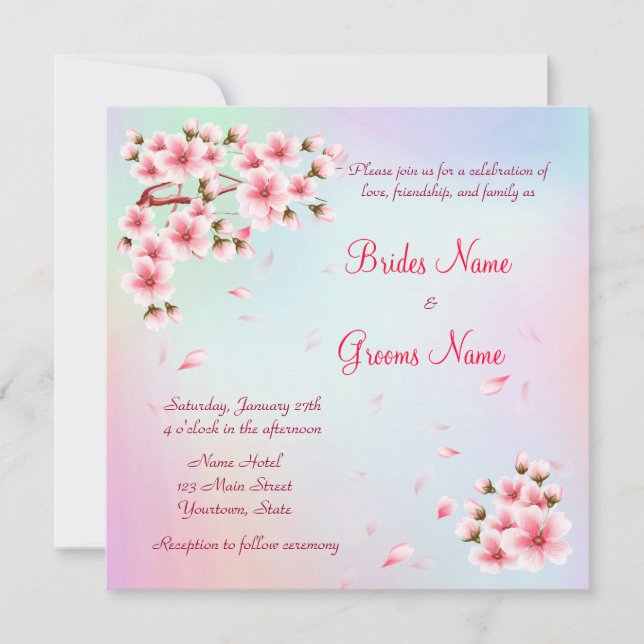 Convites Linda Sakura (Frente)