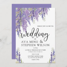 Linda Wisteria tree Watercolor Casamento