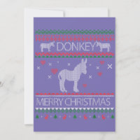 Lindo Burro Suéter Feio Natal Férias Inverno