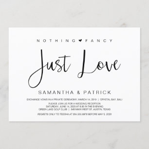 Convites Lindo Preto Nada Chique Só Amor, Casamento às Escu
