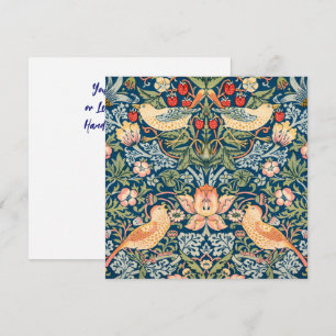 Convites Lindos Pássaros, Arte Vintage Ladrão de Morango