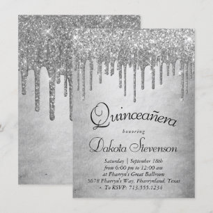 Convites Lingando Largura Platinum Quinceanera