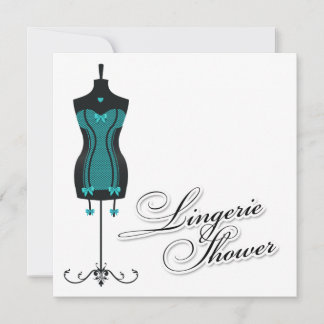Convites Lingerie 311-Turquesa Mannequin