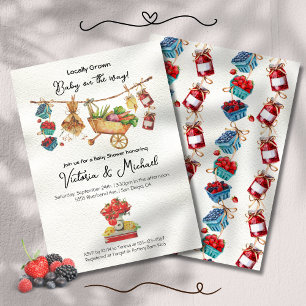 Convites Linha de Chá de fraldas do Mercado dos Agricultore