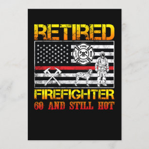 Convites Linha vermelha aposentada do aniversário do