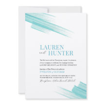 Linhas simples de traços de tinta aqua minimalista