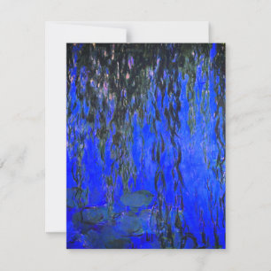 Convites Lírios de água monet e ramificações de salgueiro