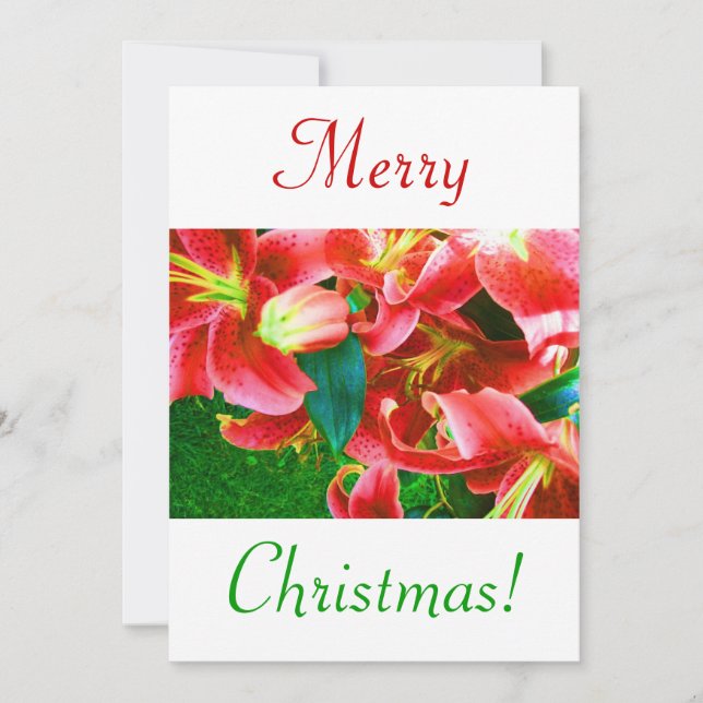 Convites Lírios Natal III (Frente)