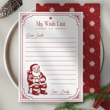 Lista de Desejos do Papai Noel de Natal