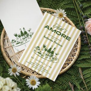 Convites Listras Amarelas Isso É Amor Chá de Noiva