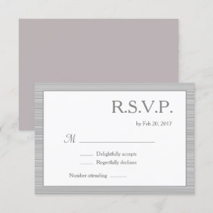 Convites Listras cinza branco minimalista rosa bege RSVP