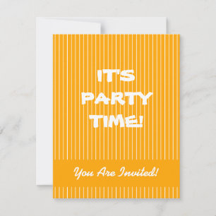 Convites Listras laranja