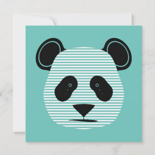 Convites listras panda