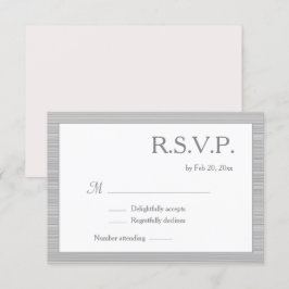 Convites Listras Rosa Bege Branco Cinza Minimalista RSVP