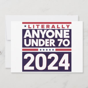 Convites Literalmente Qualquer Outra Pessoa 2024 Presidente