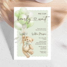 Little Bear Baby Shower Teddy Bear Balloons