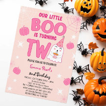 Little Boo está virando dois Aniversário do Fantas