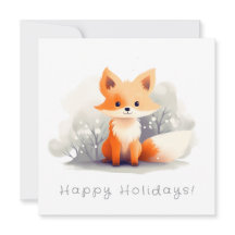 Little fox in winter