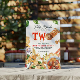 Convites Little Meatball | Holy Ravioli Second Birthday