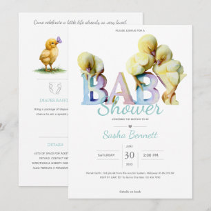 Convites Little Peep & Co. Chá de Bebê