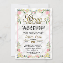 Convites Little Princess Is On The Way Girl Baby Shower