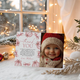 Convites Little Pumpkin Photo Thank You