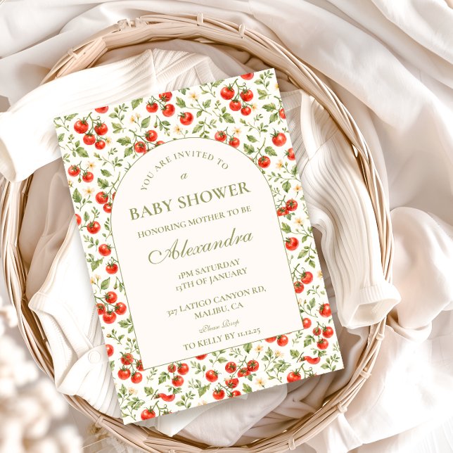 Convites Little Sprout Botanical Baby Shower (Criador carregado)
