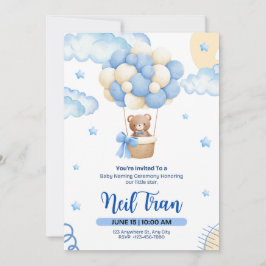 Convites Little Star Baby Shower Invitation Design