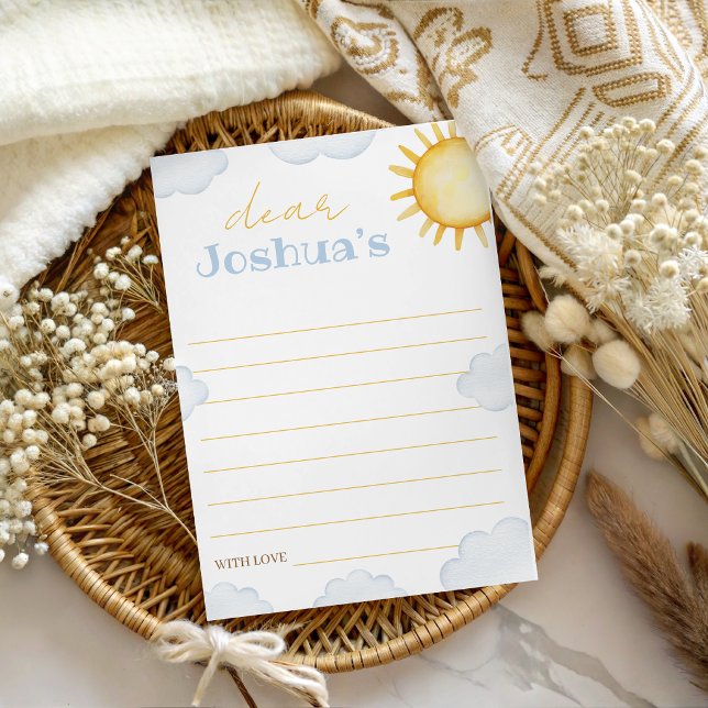 Convites Little Sunshine Time Capsule Card (Criador carregado)