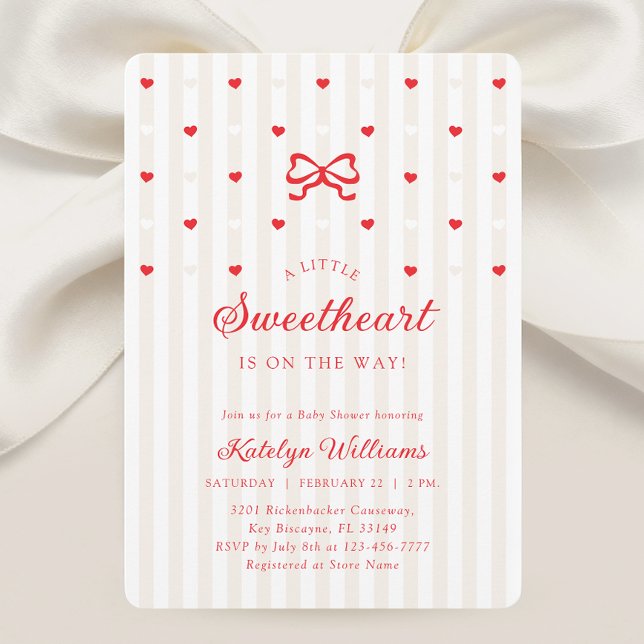 Convites Little Sweetheart Gender Neutral Baby Shower (Criador carregado)