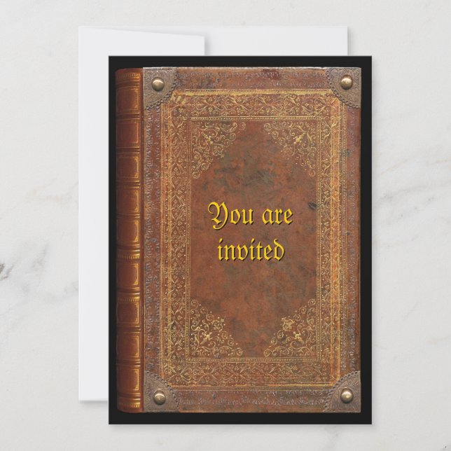 Convites Livro antigo (Frente)