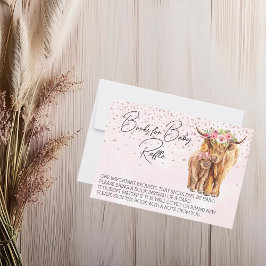 Convites Livro-Chá de fraldas rosa - vaca viva - bebê