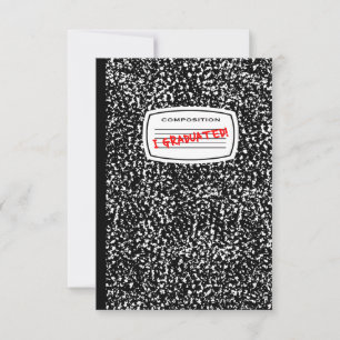 Convites livro de composição graduado