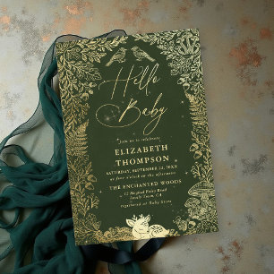 Convites Livro de Histórias de Veados da Floresta Chamada O