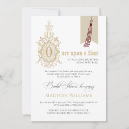 Convites Livro de histórias sobre fadas, um sobre um Chá de