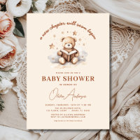 Livro Novo Capítulo Começa Chá de fraldas Teddy Be
