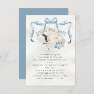 Convites Livros de Arco de Fita de Chá de fraldas de Tempes