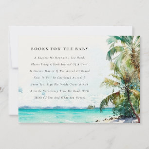 Convites Livros De Árvore De Palma De Praia Tropical Para C