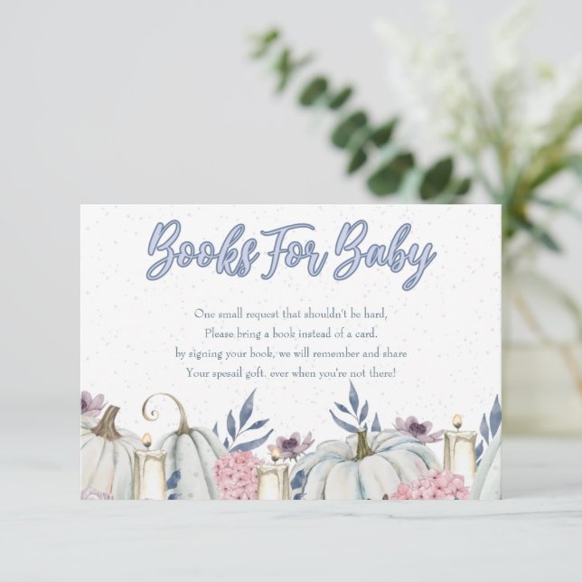 Convites Livros De Chá de fraldas De Bombeiros Azuis Para C (Em pé/Frente)