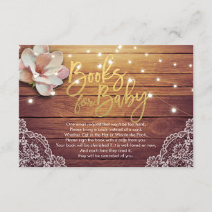 Convites Livros de chá de fraldas para Bebê / Traga um livr